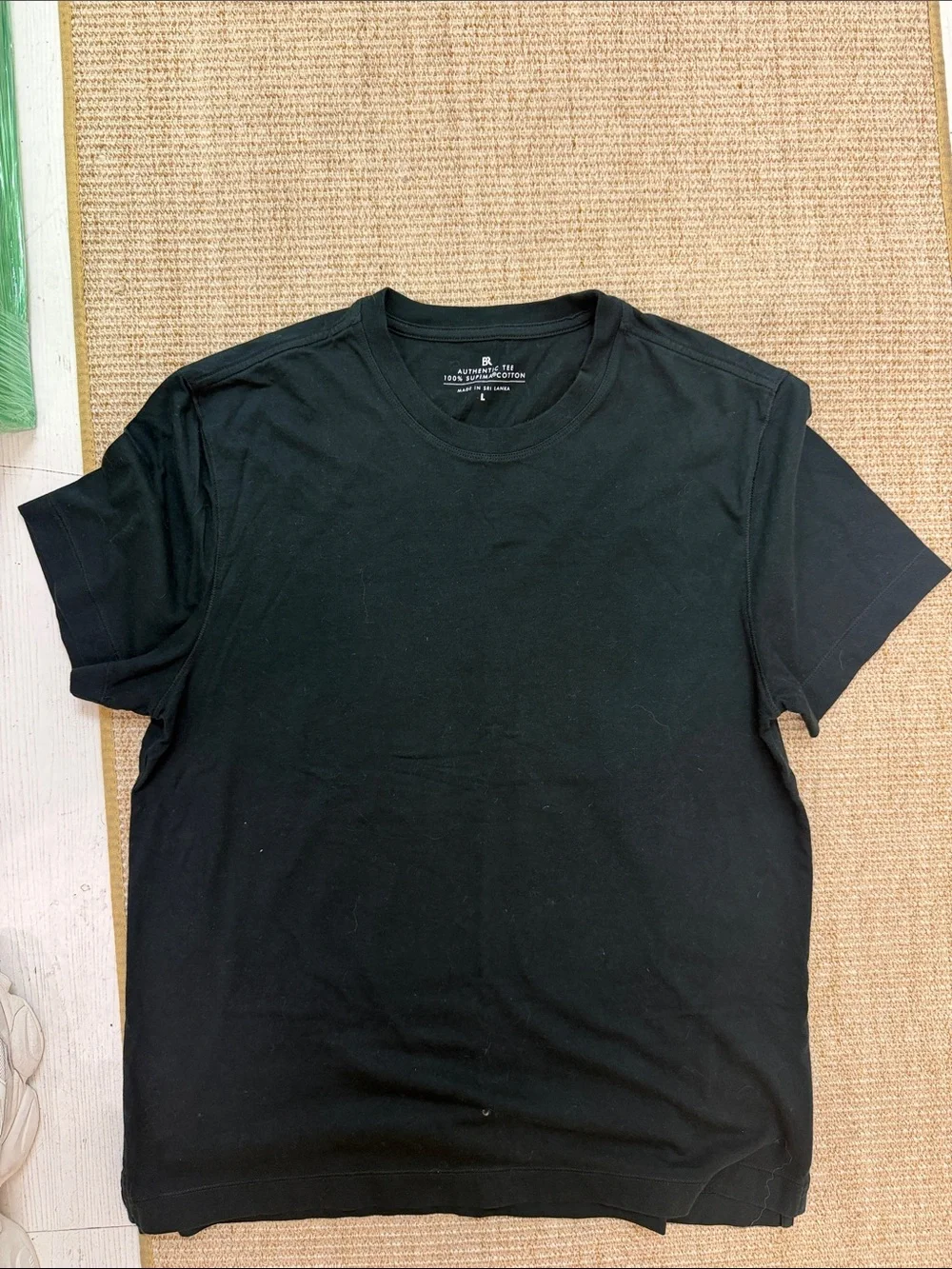 Banana Republic Black Crew Neck Short Sleeve Tee
